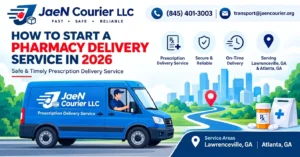 Infographic showing medication adherence benefits using a prescription delivery service